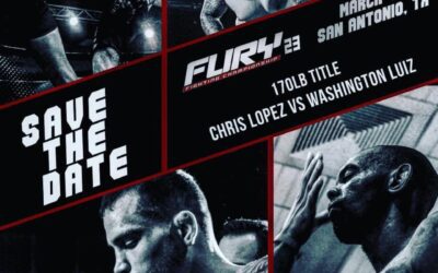 Chris “The Lefty” Lopez’s first fight as an FX’er is a title fight booked with FURY Fighting Championship 3/4!