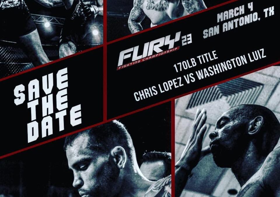 Chris “The Lefty” Lopez’s first fight as an FX’er is a title fight booked with FURY Fighting Championship 3/4!