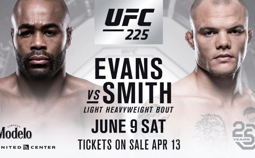 Anthony is back in action June 9th vs Rashad!