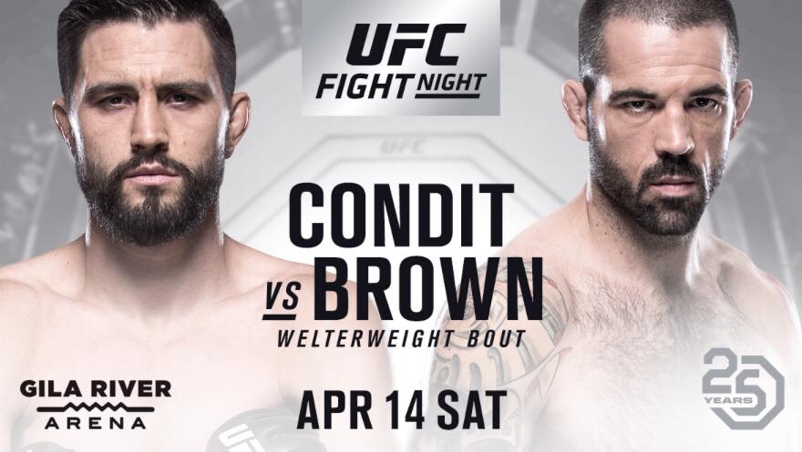 Only 25 days until ‘The Immortal’ Matt Brown’s return to the UFC octagon for #UFCFightNight in Glendale, AZ!