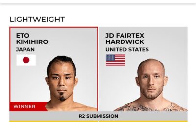 JD HARDWICK RESULTS
