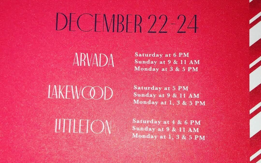 Red Rocks Church Christmas Services!