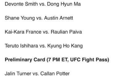 UFC 234 UPDATE: