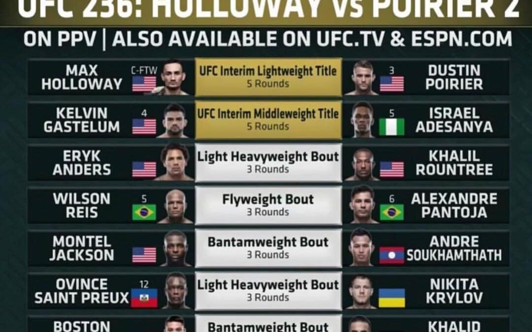 ERYK ANDERS FIGHT ANNOUNCEMENT!