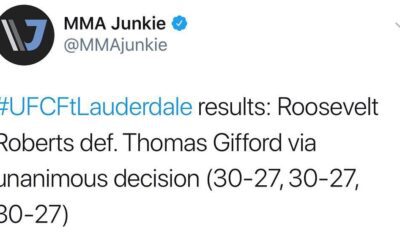 THOMAS GIFFORD RESULTS: