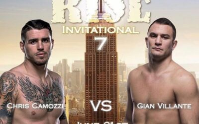 CHRIS CAMOZZI VS GIAN VILLANTE THIS FRIDAY!