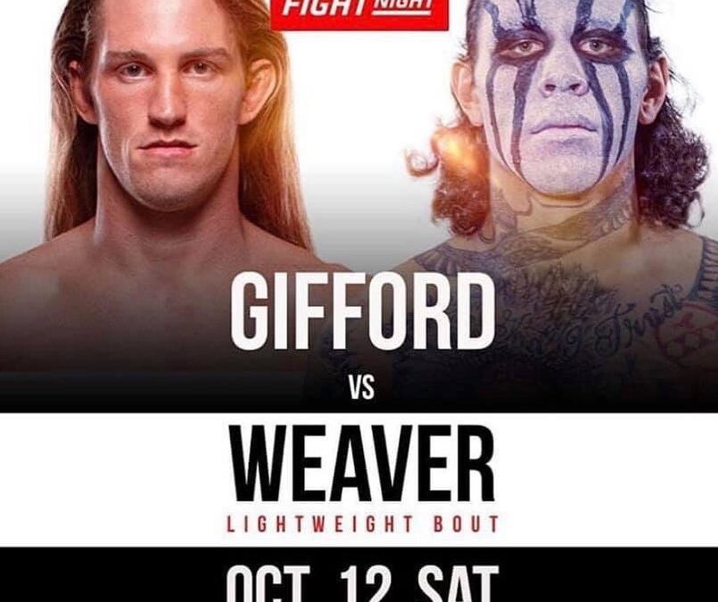 THOMAS GIFFORD IS FIGHT POSTER OFFICIAL!