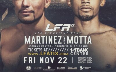 GEORGE MARTINEZ FIGHT ANNOUNCEMENT!