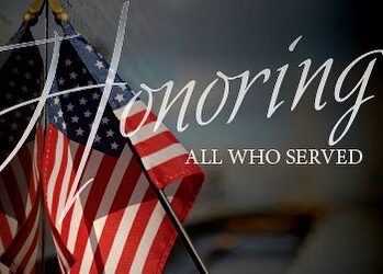 HONORING ALL VETERANS!