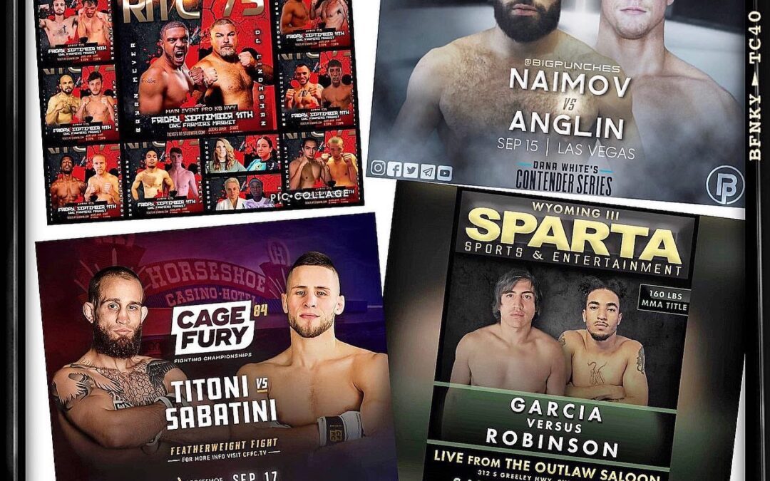 UPCOMING FIGHT SCHEDULE: