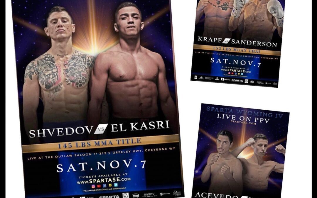 FIGHT WEEK FOR GENO, ZAK KRAPF AND LLORVIC ACEVEDO!