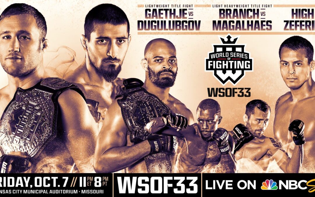 Brian Foster will be at it again 10/7 for WSOF!