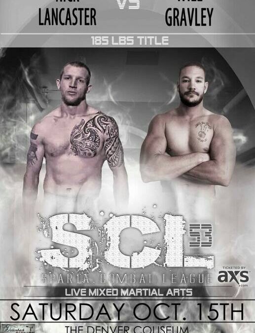 Nick Lancaster will be fighting for SCL 10/15 live at the Denver Coliseum!