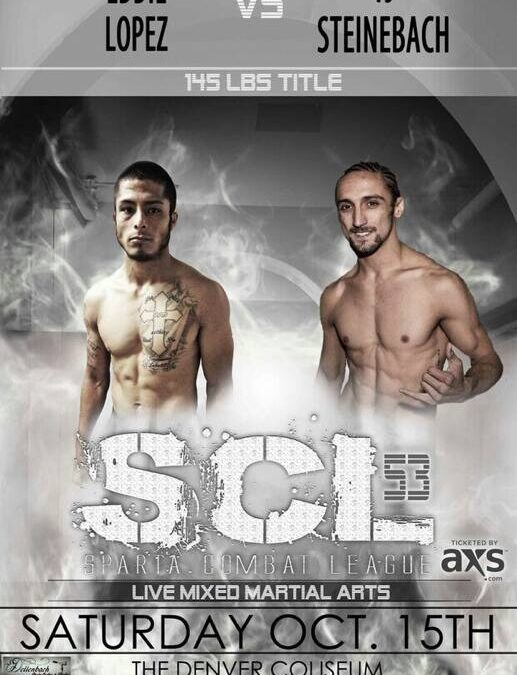 TJ Steinebach returns to the SCL cage 10/15 live at the Denver Coliseum!