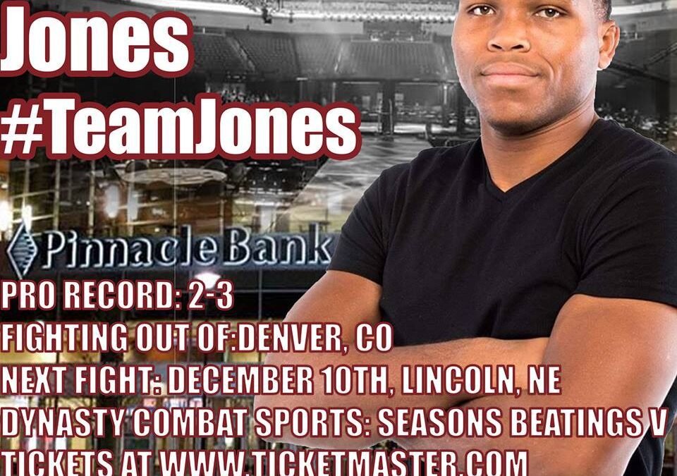 Austin Jones makes his Dynasty Combat Sports debut 12/10!