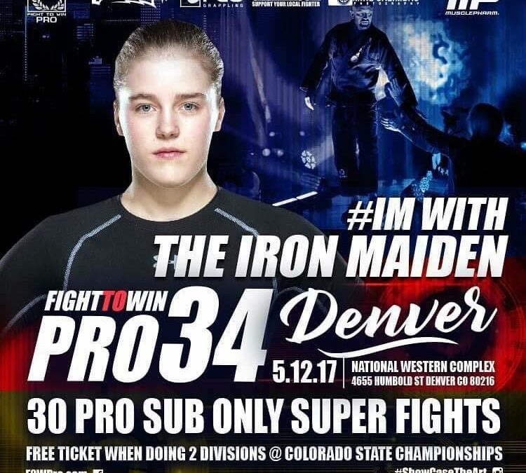 We’re with Jaidyn Mueller 5/12 for Fight to Win’s PRO BJJ at the National Western Complex!