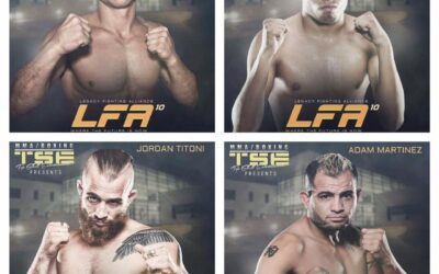 Brandon, Ian, Adam and Jordan are ALL on the 4/21 LFA card in Pueblo!