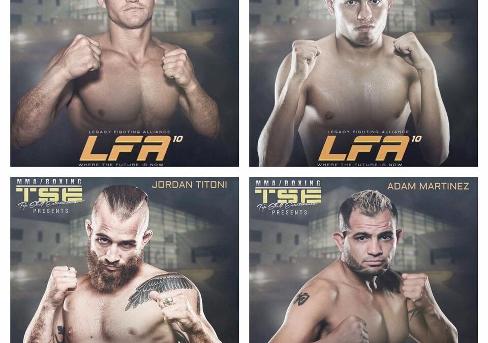 Brandon, Ian, Adam and Jordan are ALL on the 4/21 LFA card in Pueblo!