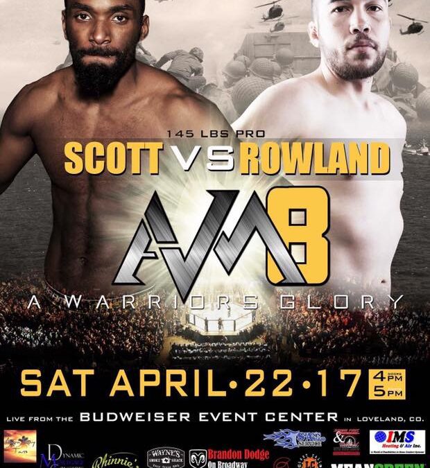 Randy Rowland fights 4/22 on the SCL AVM show in Loveland!