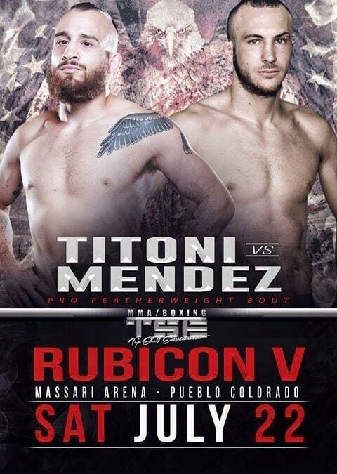 Jordan Titoni will be fighting at TSE on 7/22!