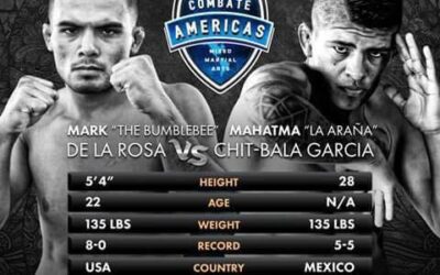 Make sure to catch Mark Delarosa’s Combate fight 6/30, live from Mexico City!