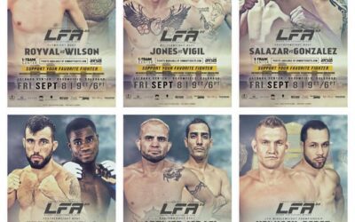 LFA 9/8 will feature Phil Gonzalez, Mike Jones, Brandon Royval, Derek Brenon, Adam Martinez AND Ian Heinisch as the MAIN EVENT!