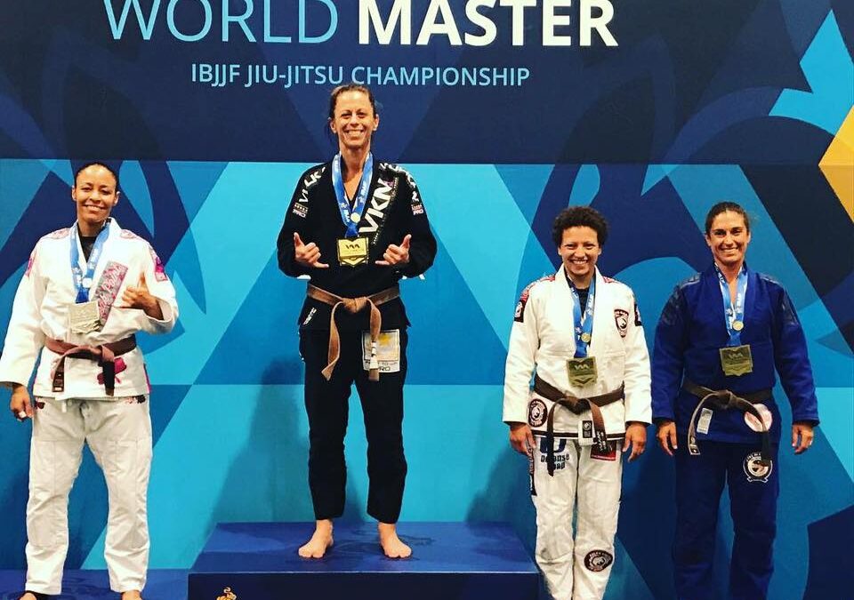 HUGE congratulations going out to coach Beth for winning MASTERS WORLDS at the IBJJF Jiu-Jitsu tournament yesterday!