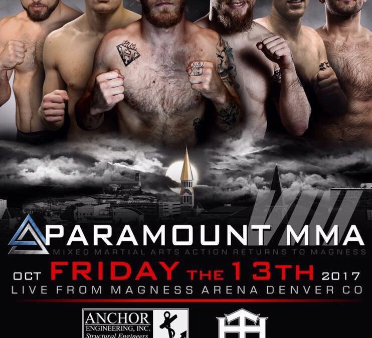 Paramount MMA is back on Friday, October 13th featuring FX’ers Derek Brenon, Salina Rowland and Josh huber (MAIN EVENT!)!