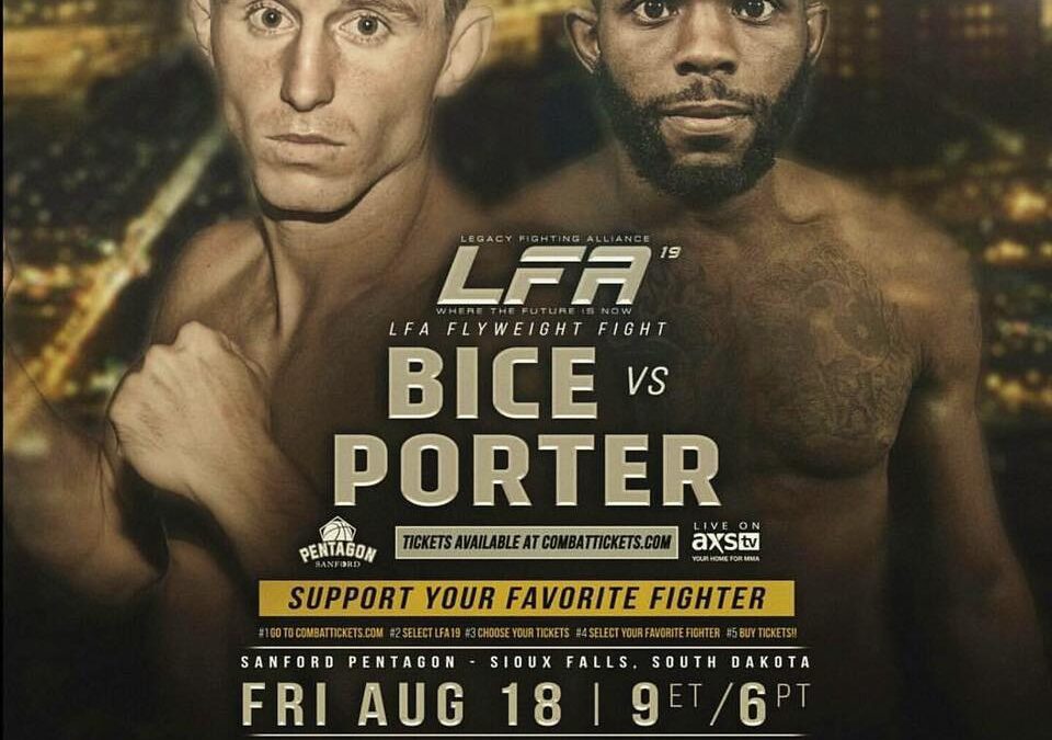 Sid makes his return to the LFA cage live from Sioux Falls 8/18!