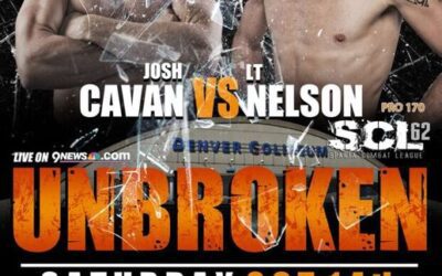 Josh Cavan is fight poster official! Don’t miss his SCL return Saturday, October 14th at the Denver Coliseum!