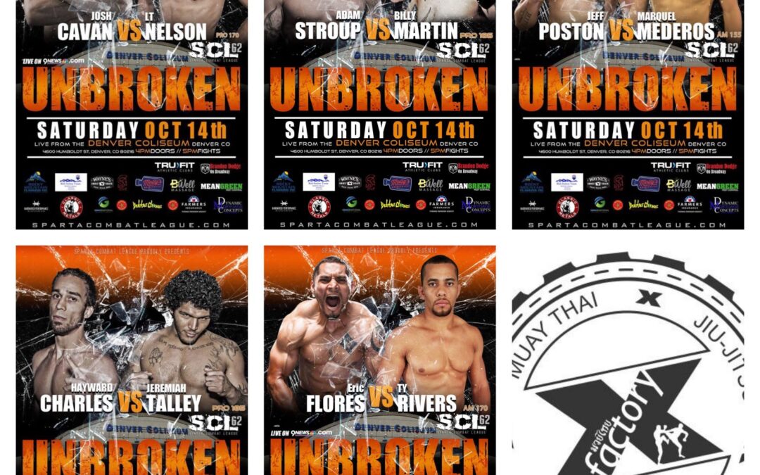 We have 7 guys on the 10/14 SCL card: Cavan, Stroup, Ty, MarQuel, Tim, Jeremiah and Mario!!!