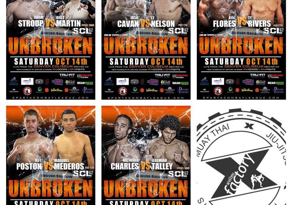 SCL FIGHT WEEK for Josh, Adam, Ty, Jeremiah and MarQuel!