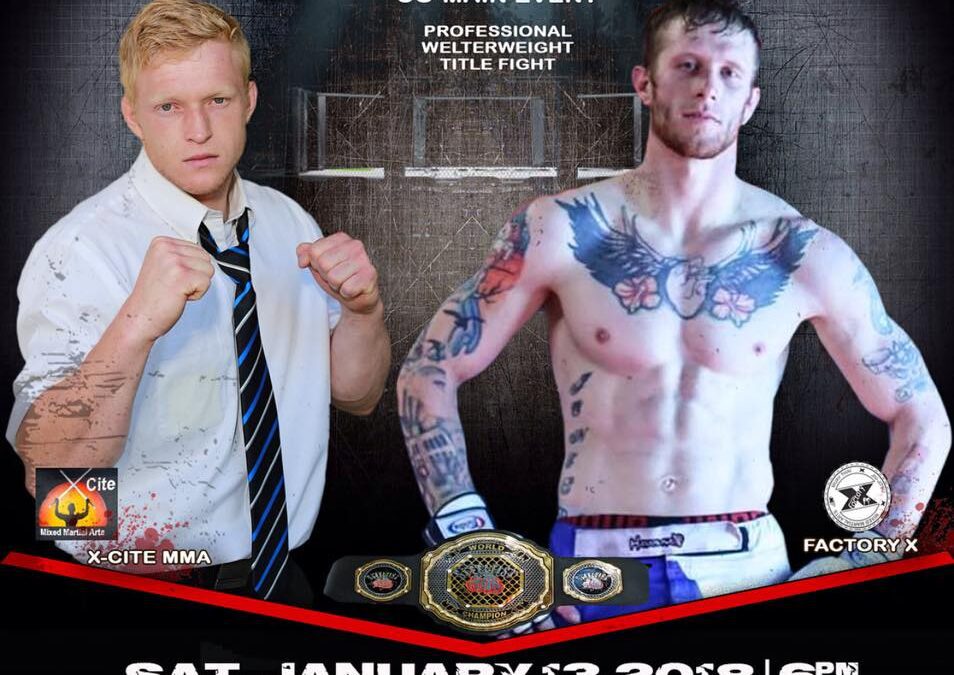 Mike Jones MMA FIGHT ANNOUNCEMENT: Co-main event • #welterweight title • SteelFist Fight Night 1/13/18 • Salt Lake City, UT!