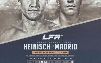 Ian “The Hurricane” Heinisch • FIGHT ANNOUNCEMENT • LFA: Legacy Fighting Alliance 1/19 live from Arizona on AXS TV Fights! Tickets at Cagetix.com!