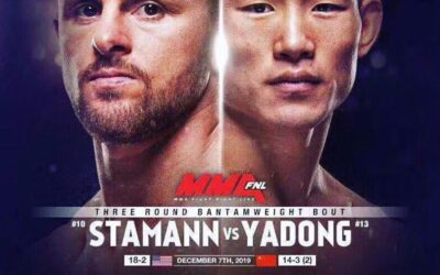FIGHT ANNOUNCEMENT FOR CODY STAMANN!